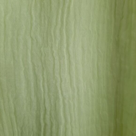 LULULEMON \ Warrior Scarf Gauze Two Tone Dip-Dye Large Wrap Green & White Flawed - Picture 8 of 16